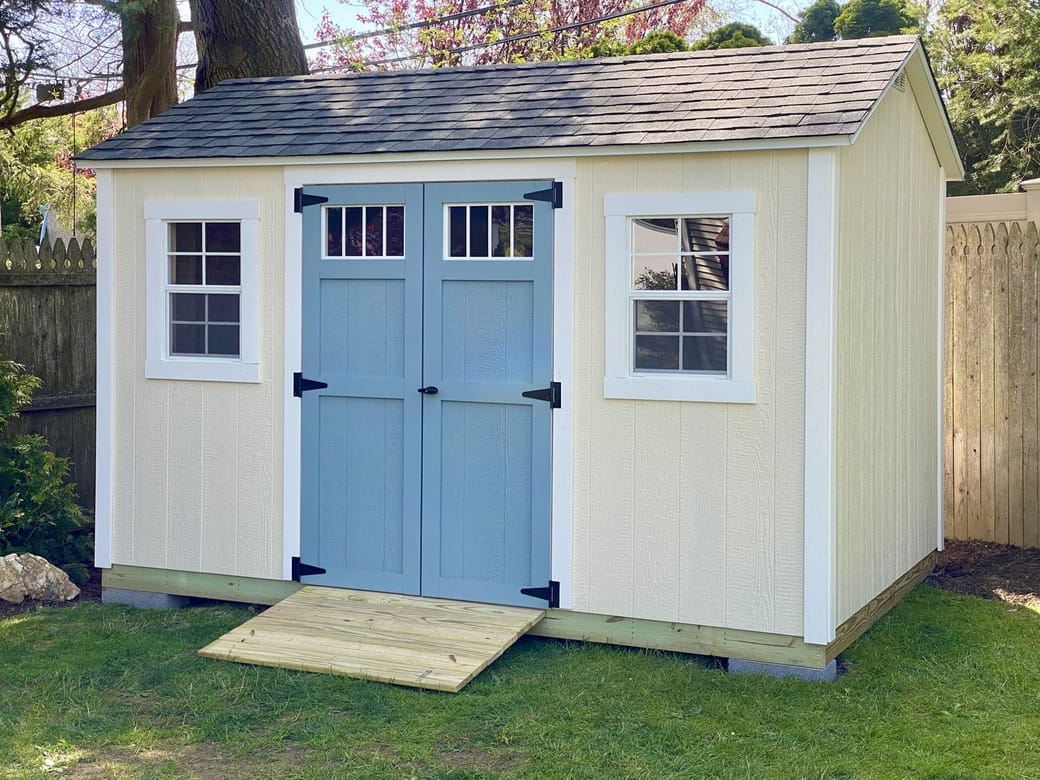Custom shed built on site by A2 Craftsmen